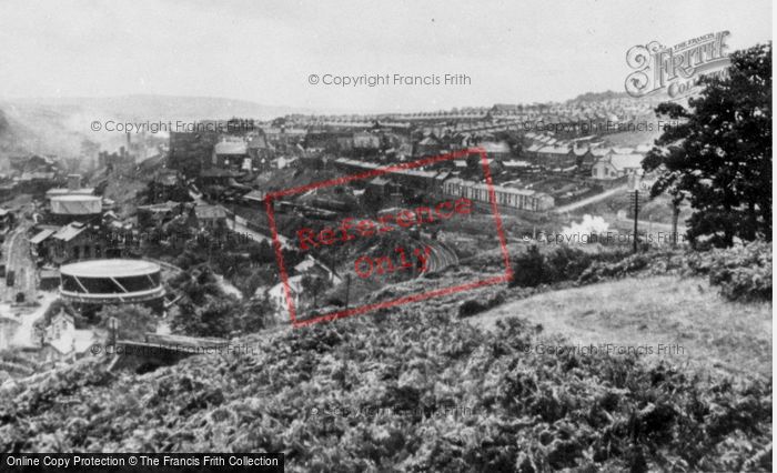 Photo of Bargoed, The Town c.1950