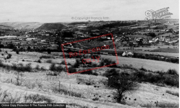 Photo of Bargoed, The Valley From Hengoed c.1955