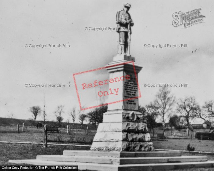 Photo of Bargoed, The War Memorial, Bargoed Park c.1955
