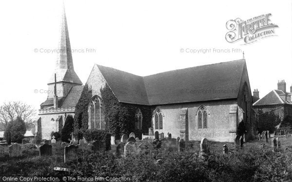 Photo of Barham, St John The Baptist Church 1903