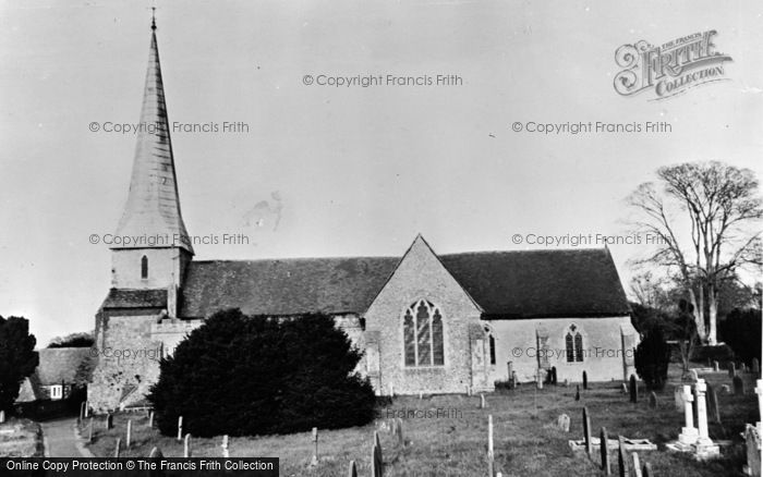 Photo of Barham, St John The Baptist Church c.1955