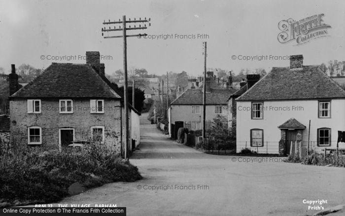 Photo of Barham, The Village c.1960