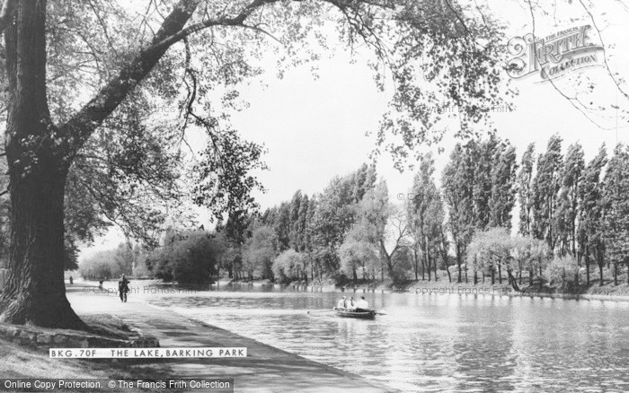 Photo of Barking, Park, The Lake c.1965