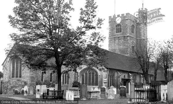 Photo of Barking, St Margaret's Church c1955