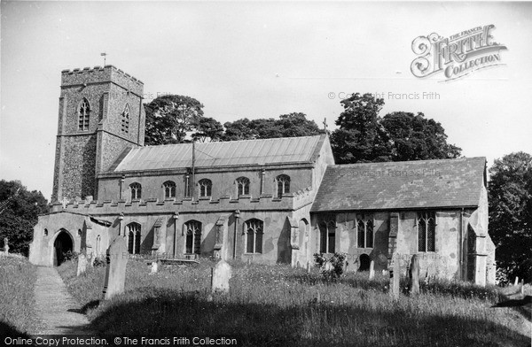 Photo of Barking, St Mary's Church c.1955