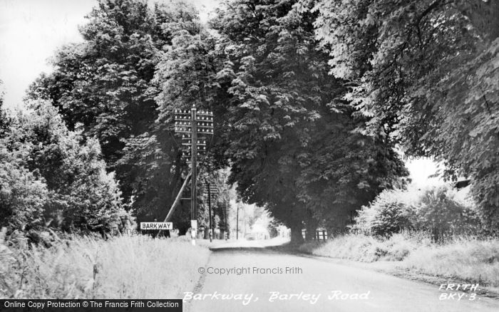 Photo of Barkway, Barley Road c.1950