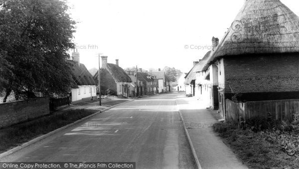 Photo of Barkway, Thatched Cottages c.1965