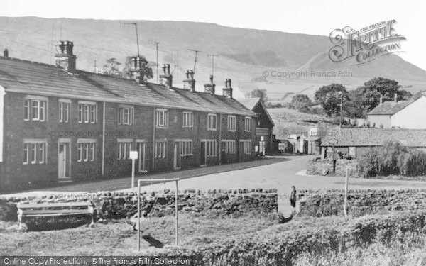 Photo of Barley, Lthe Village And Pendle Hill c.1950