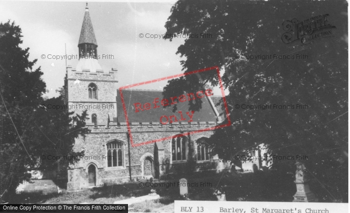 Photo of Barley, St Margaret's Church c.1960