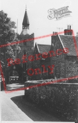 The Church And Flint Cottage c.1960, Barley