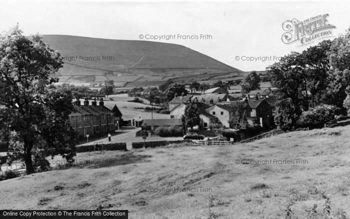 Photo of Barley, The Village And Pendle Hill c.1960