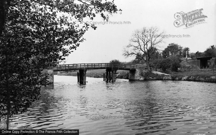 Photo of Barming, The Bridge c.1955