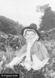 A Girl In Welsh Costume c.1960, Barmouth