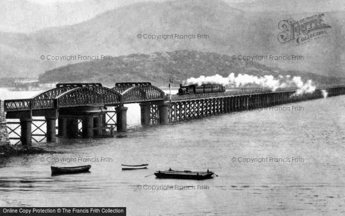 Photo of Barmouth, A Train On The Bridge 1908