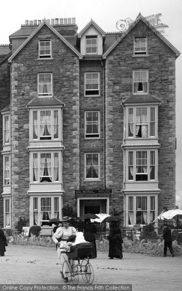 Photo of Barmouth, Balmoral House, Marine Parade 1895