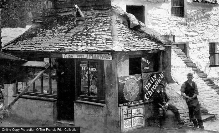 Photo of Barmouth, Cobbler's Shop 1908