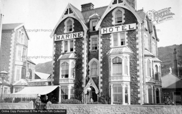 Photo of Barmouth, Marine Hotel 1907