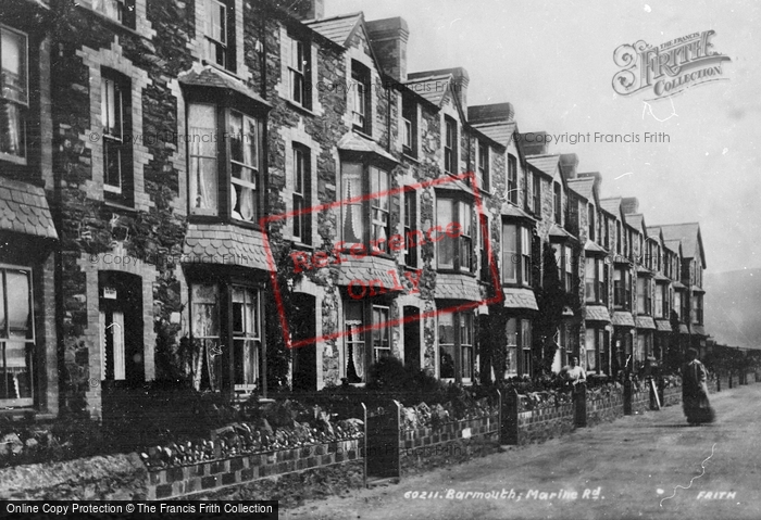 Photo of Barmouth, Marine Road 1908