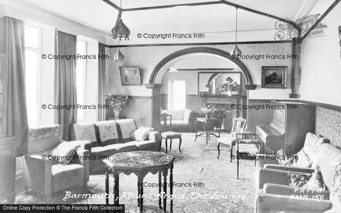 Photo of Barmouth, Mount Argus, Lounge c.1955
