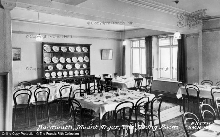 Photo of Barmouth, Mount Argus, The Dining Room c.1955