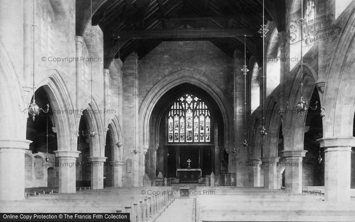 Photo of Barmouth, New Church, Nave East 1895