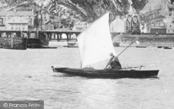 Sailing Down Afon Mawddach 1892, Barmouth