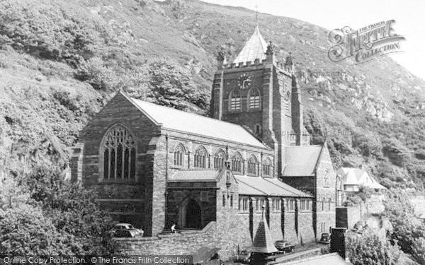 Photo of Barmouth, St John's Church c.1960