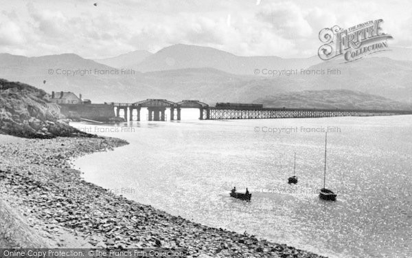 Photo of Barmouth, The Bridge c.1960