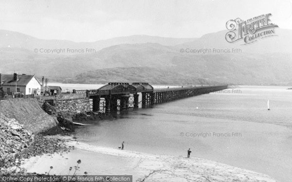 Photo of Barmouth, The Bridge c.1960