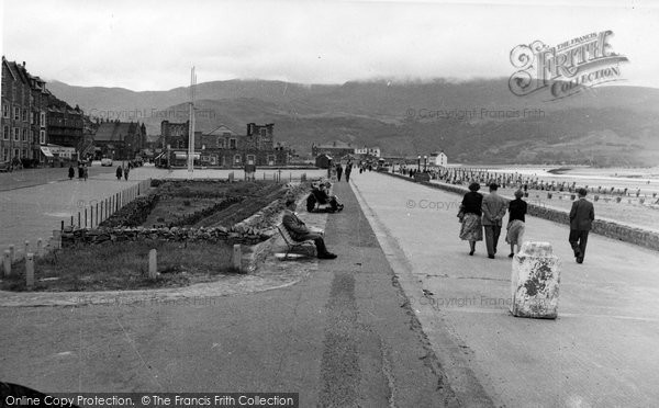 Photo of Barmouth, The Promenade c.1955
