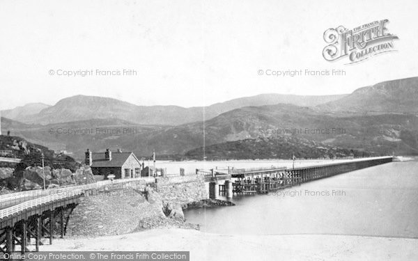 Photo of Barmouth, The Railway Bridge 1889