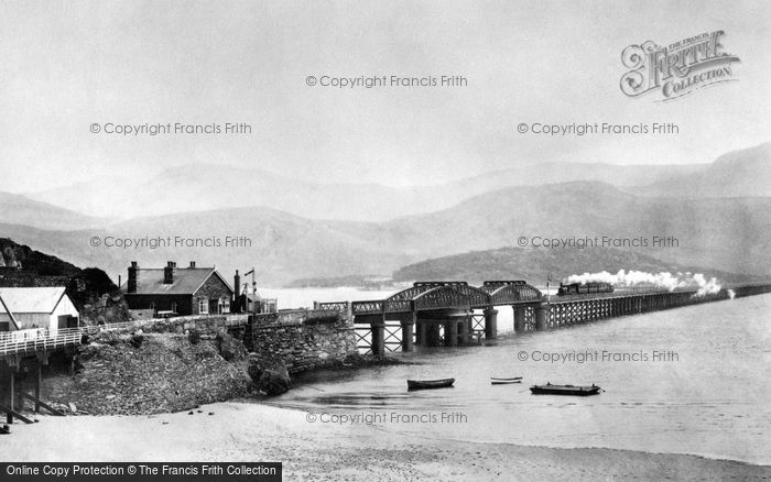 Photo of Barmouth, The Railway Bridge 1908
