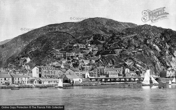 Photo of Barmouth, View From Mawddach, Showing Heights c.1895