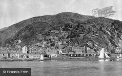 View From Mawddach, Showing Heights c.1895, Barmouth