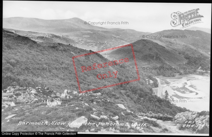 Photo of Barmouth, View From The Panorama Walk c.1955
