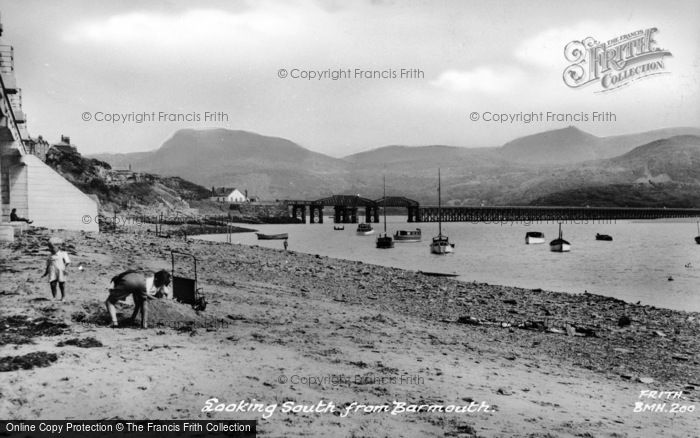 Photo of Barmouth, View Towards South c.1955
