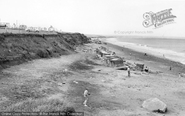 Photo of Barmston, The Beach c.1960