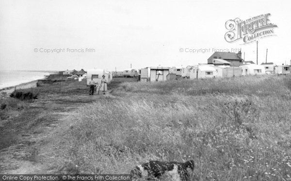 Photo of Barmston, The Caravan Site c.1955
