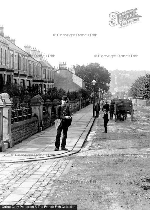 Photo of Barnard Castle, A Postman 1892