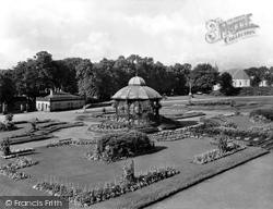 Bowes Museum Gardens 1929, Barnard Castle