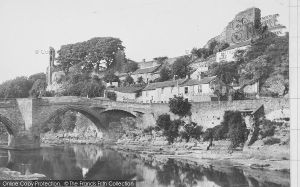 Photo of Barnard Castle, Castle And Bridge c.1950