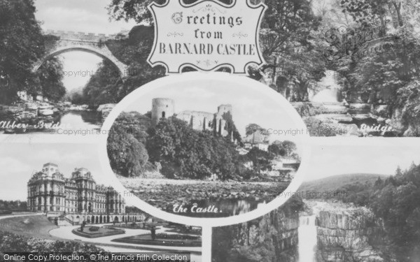 Photo of Barnard Castle, Composite c.1910