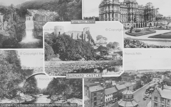 Photo of Barnard Castle, Composite c.1955