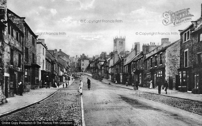 Photo of Barnard Castle, The Bank c.1900