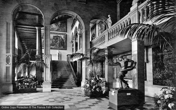 Photo of Barnard Castle, The Bowes Museum, Entrance Hall 1914