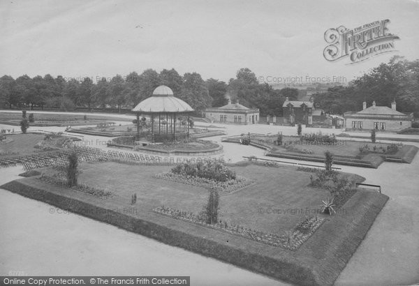 Photo of Barnard Castle, The Bowes Museum, The Gardens 1914