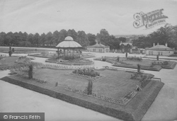 The Bowes Museum, The Gardens 1914, Barnard Castle