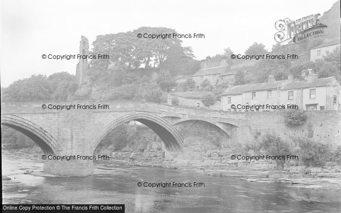 Photo of Barnard Castle, The Bridge And Castle 1951