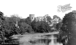 The Castle And The River Tees 1898, Barnard Castle