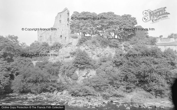 Photo of Barnard Castle, The Castle From The River 1951